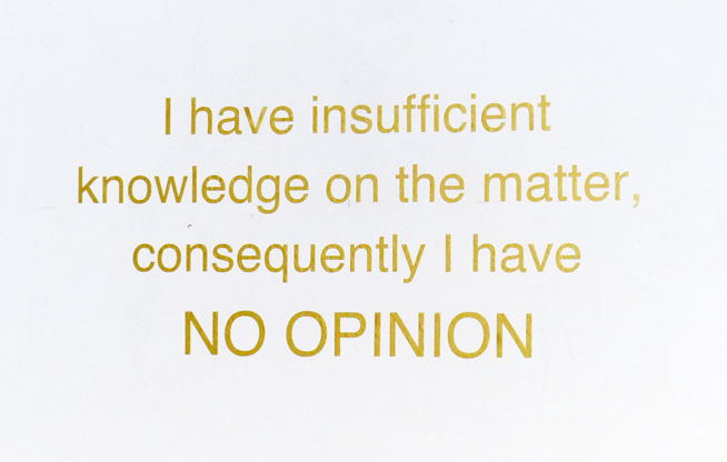 Philip Bradshaw, no opinion, Open Studio 2019